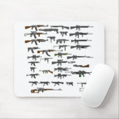 Tapis De Souris Groupe d'armes à feu (Avec souris)