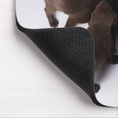Tapis De Souris Groupe de chiots avec têtes ensemble (Coin)