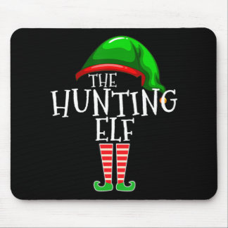Tapis De Souris Groupe de jumelage Famille Elf Chasse Gi de Noël