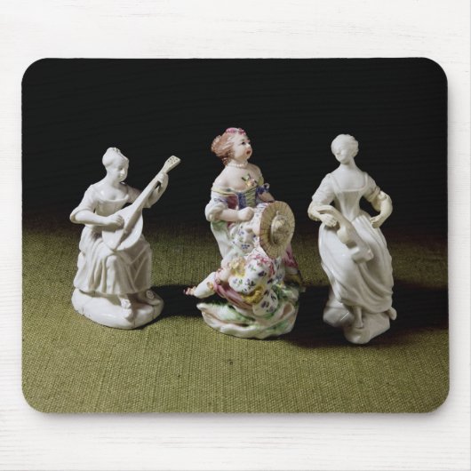 Tapis De Souris Groupe de porcelaine de Mennecy d'un chanteur (Devant)
