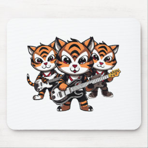 Tapis De Souris Groupe de tigre en train de jouer