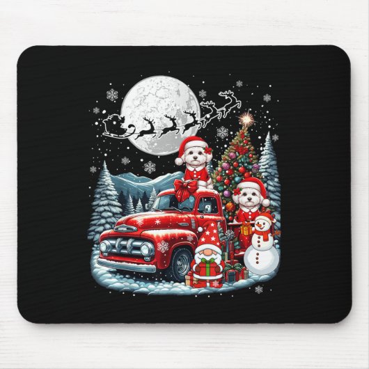 Tapis De Souris Groupe Xmas Gnome Snowman Père Noël Maltios Sur Ck (Devant)