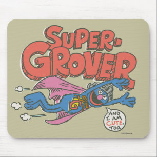 Tapis De Souris Grover Enfants Vintage 1