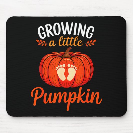 Tapis De Souris Growing A Little Pumpkin Pregnancy Thanksgiving Ma (Devant)