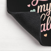 Tapis De Souris Growing My Valentine By Feet Heart Design  (Coin)