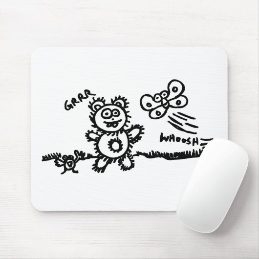 Tapis De Souris Grrr. Whoosh. (Avec souris)