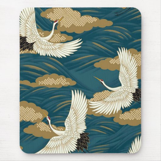Tapis De Souris Grues japonaises (Devant)