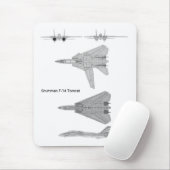 Tapis De Souris Grumman F-14 Tomcat マ パ ド (Avec souris)