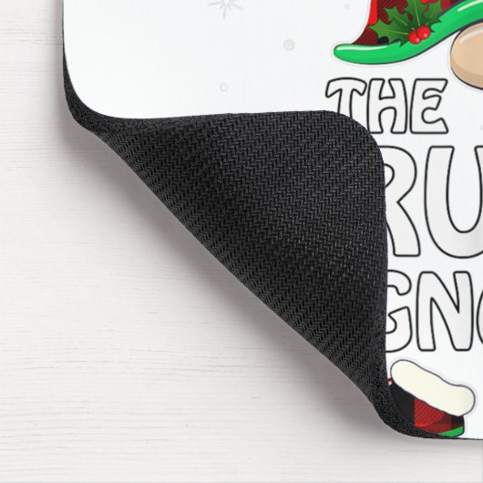 Tapis De Souris Grumpy Gnome Buffalo Plaid Matching Family Christa (Coin)