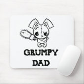 Tapis De Souris Grumpy Papa Grumpy Voodoo Bunny Père Amour (Avec souris)
