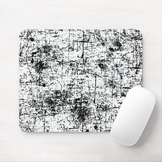 Tapis De Souris Grunge blanc (Avec souris)