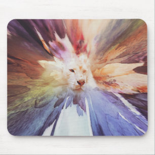Tapis De Souris Grunge blanc Tigre