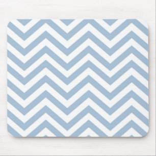 Tapis De Souris Grunge bleu-clair Chevron texturisé