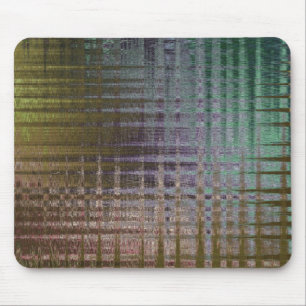 Tapis de souris Grunge Carreaux Vert Beige Jaune B