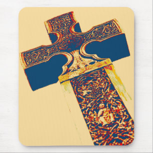 Tapis de Souris Grunge Croix Celtique