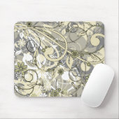 Tapis De Souris grunge floral (Avec souris)