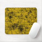 Tapis De Souris Grunge jaune (Avec souris)