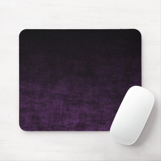 Tapis De Souris Grunge Ombre noir et violet texture (Avec souris)