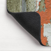 Tapis De Souris Grunge peeling orange paint on concrete wall (Coin)