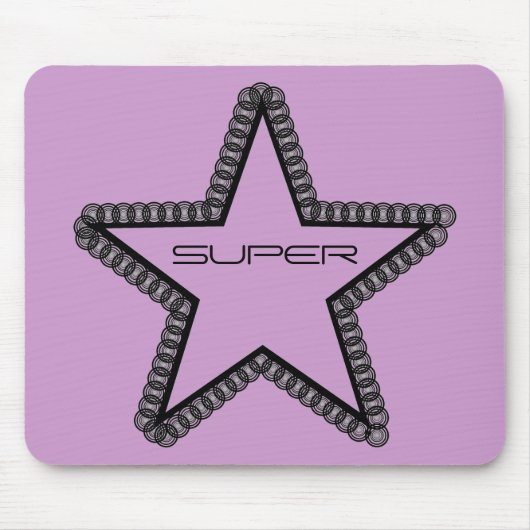 Tapis De Souris Grunge Superstar Mousepad (Devant)