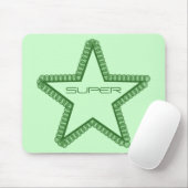 Tapis De Souris Grunge Superstar Mousepad, Vert Forêt (Avec souris)
