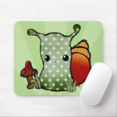 Tapis De Souris Grungy Snail Mousepad (Avec souris)