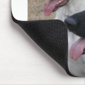 Tapis De Souris GSD noir et blanc (Coin)