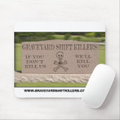 Tapis De Souris gsktombstone, WWW.GRAVEYARDSHIFTKILLERS.COM (Avec souris)
