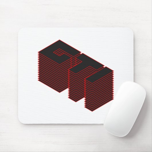 Tapis De Souris GTI empilé (Avec souris)