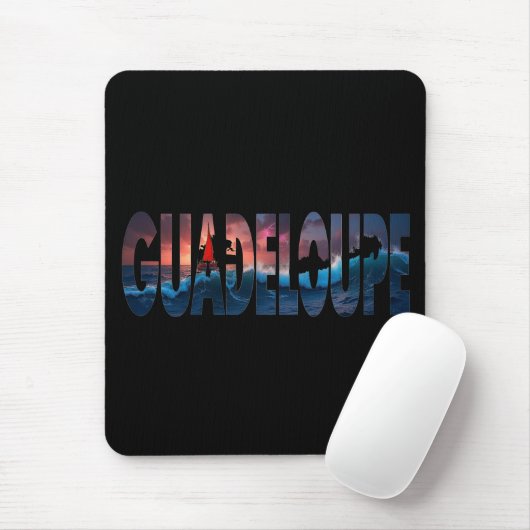 TAPIS DE SOURIS GUADELOUPE (Avec souris)