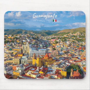 Tapis De Souris Guanajuato, Mexique - Paysage urbain coloré
