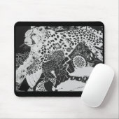Tapis de souris guépard monotone (Avec souris)