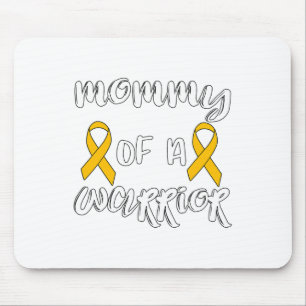 Tapis De Souris Guérir le cancer infantile, maman d'un guerrier