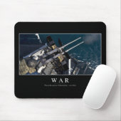 Tapis De Souris Guerre : Citation Inspirationnelle 3 (Avec souris)