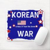 Tapis De Souris Guerre de Corée - En l'honneur - Mousepad (Avec souris)