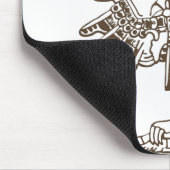 Tapis De Souris Guerrier aztèque (Coin)