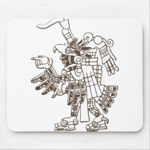 Tapis De Souris Guerrier aztèque