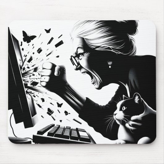 Tapis De Souris Guerrier de clavier (Devant)