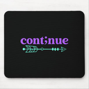 Tapis De Souris Guerrier de la prévention des flèches Continuer