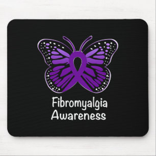 Tapis De Souris Guerrier de la sensibilisation Ruban Violet de sou