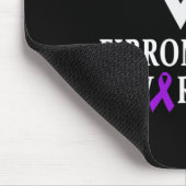Tapis De Souris Guerrier de sensibilisation à la fibromyalgie Sout (Coin)