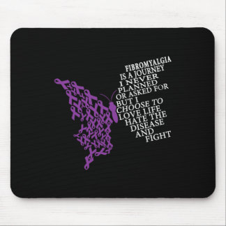 Tapis De Souris Guerrier de sensibilisation à la fibromyalgie Sout