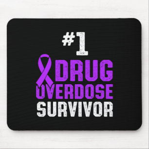 Tapis De Souris Guerrier de sensibilisation à la surdose 8