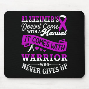 Tapis De Souris Guerrier de sensibilisation Support Heimer Combatt