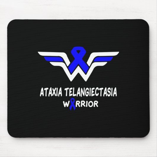Tapis De Souris Guerrier de sensibilisation Telangiectasia Support (Devant)