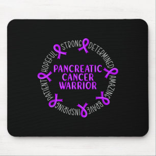 Tapis De Souris Guerrier du cancer du pancréas 1