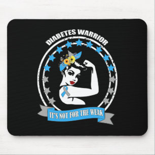 Tapis De Souris Guerrier du diabète Sensibilisation Diabétique Cad