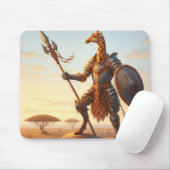Tapis De Souris guerrier girafe (Avec souris)
