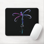 Tapis De Souris Guerrier Libellule Point-virgule Prévention du Sui (Avec souris)