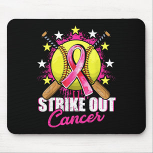 Tapis De Souris Guerrière Contre le Cancer du Sein Ruban Rose Soft